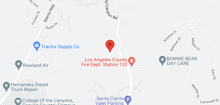 map of Sand Canyon Canyon Country, CA 91387